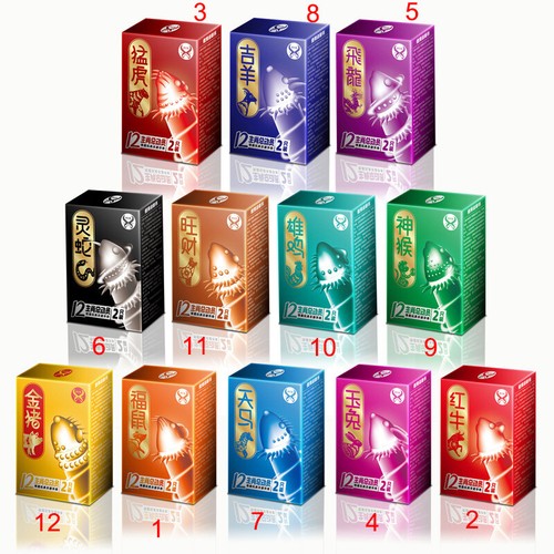 1box 2pcs set - 1box, anello