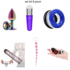 8pz plug anale acciaio mini